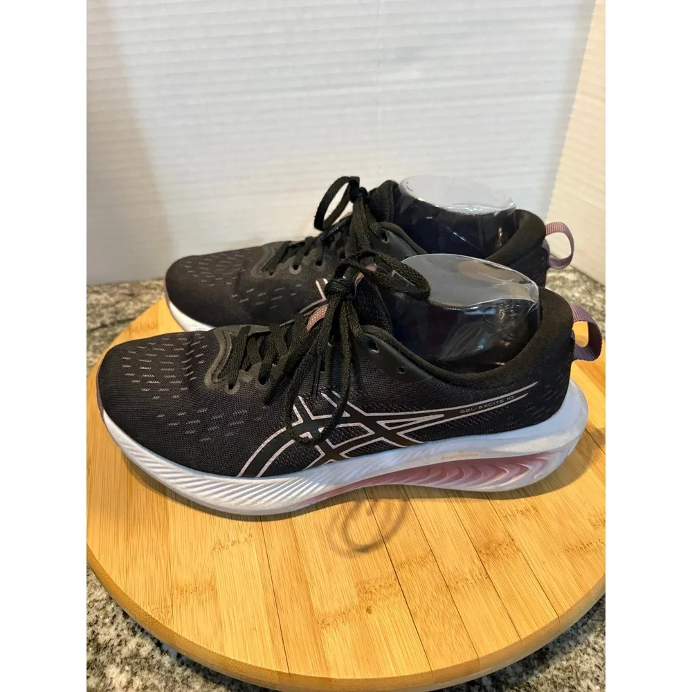 ASICS Gel‎ excite 10 Women's Running Shoes Black Pink Athletic Sneakers Size 9